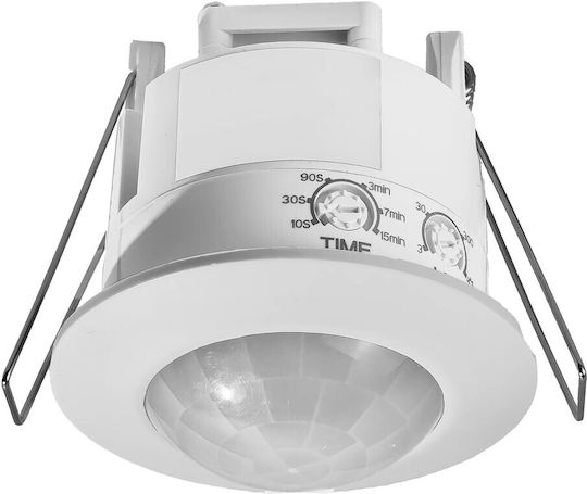 Adeleq Verkabelter Bewegungssensor Infrarot 360° Reichweite 6m