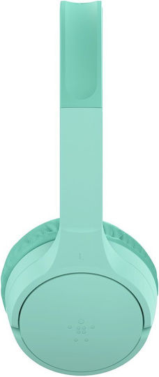 Belkin Soundform Mini Wireless / Wired Kids' On Ear Headphones With 30 Hours Playing Time Mint