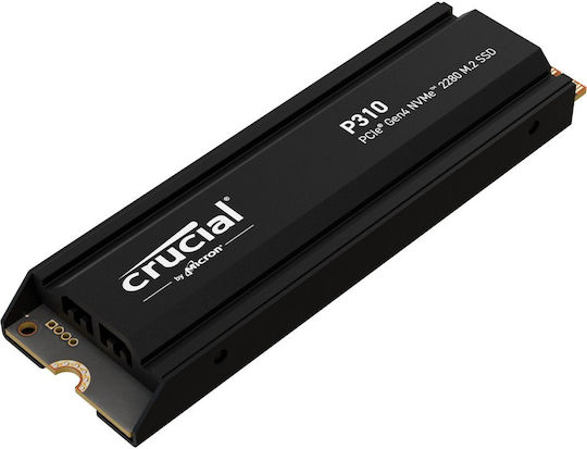 Crucial P310 SSD 4TB M.2 Type with PCI Express 4.0 Connection and Heatsink CT4000P310SSD5