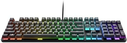 Trust GXT 871 Zora Gaming Μηχανικό Πληκτρολόγιο με RGB φωτισμό (Αγγλικό US)