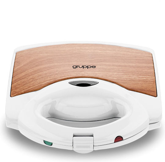 Gruppe Txs886c Sandwich Maker with Removable Plates for 2 Sandwiches 750W White