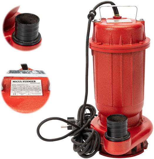 Μονοφασική Αντλία Ακαθάρτων / Λυμάτων 1.5hp GF-0719