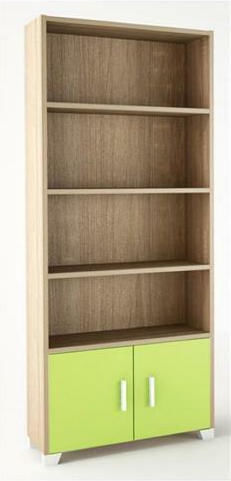 No 12 Библиотека Подов Oak-Lahani 75x30x180см