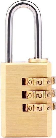 Vltools CB-04E Vorhängeschloss Messing Kombination 30mm 1Stück