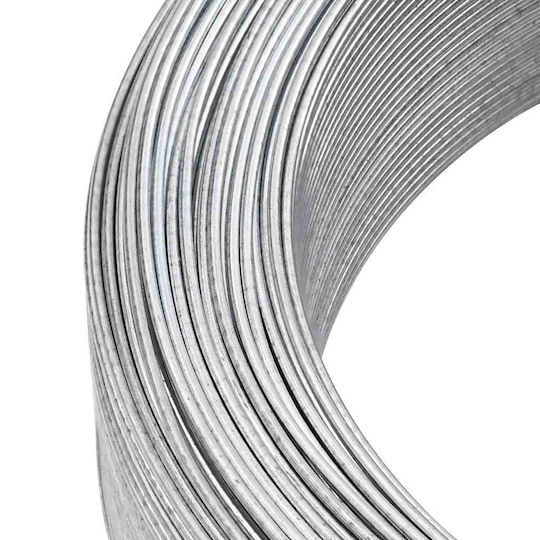 vidaXL Sârmă pentru Împrejmuire Grădină 250m Galvanizat 1buc Silver