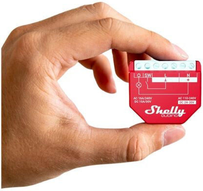 Shelly Qubino Z-Wave 1PM Intelligenter Schalter 1 Kanal Wi-Fi Z-Wave & RF 16A