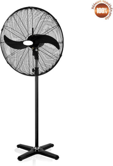 Lineme 02-00120-2 Industrieller Standventilator 210W mit einem Durchmesser von 65cm