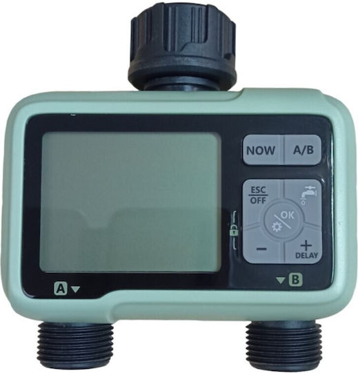 Eurodrip HCT-326 Προγραμματιστής Ποτίσματος Βρύσης Μπαταρίας 2 Στάσεων