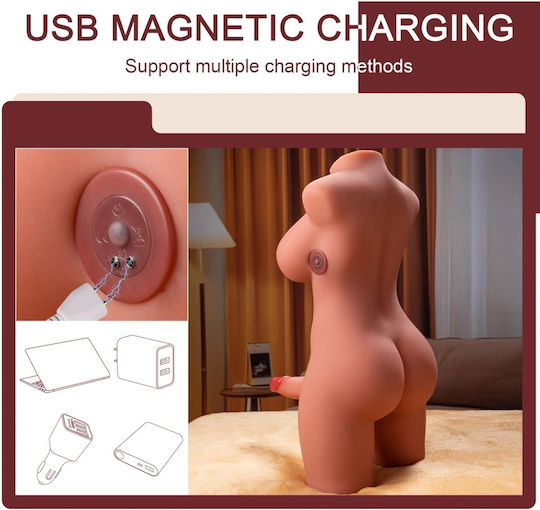 Curve Toys Masturbator Butt με Δόνηση