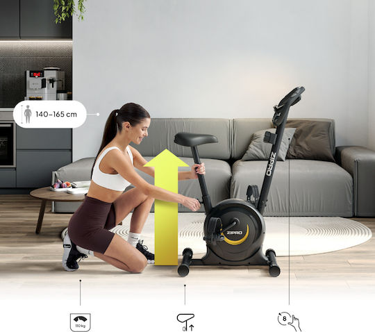 Zipro One S Όρθιο Ποδήλατο Γυμναστικής Μαγνητικό με Ροδάκια