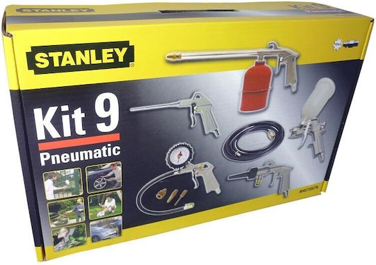 Stanley 9-piece Pneumatic Tool Set