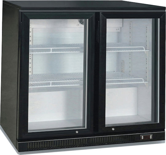 Dynamic Ψυγείο Back Bar Διπλό Υ89.5xΠ90xΒ50.5cm
