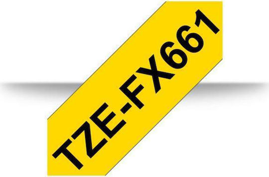 Brother Label Maker Tape 8m x 36mm in Black Colour Compatible with Brother TZe/TZ