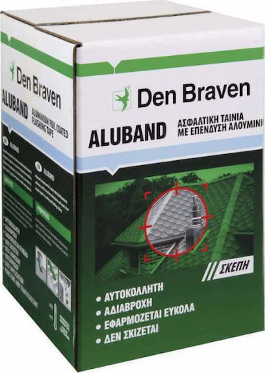 Bostik Den Braven Red Bituminous Tape with Aluminum Coating 20043800