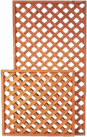 Καφασωτό Κήπου από Ξύλο με Πλέγμα Ρόμβου 90x120cm