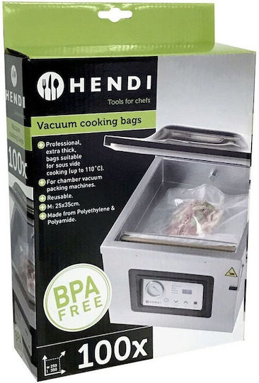 Hendi Flat Vacuum Sealer Bag 250x350mm 100pcs
