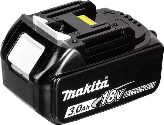 Makita Set 2 Werkzeugbatterien Lithium 18V Kapazität 3Ah mit Ladegerät BL1830B