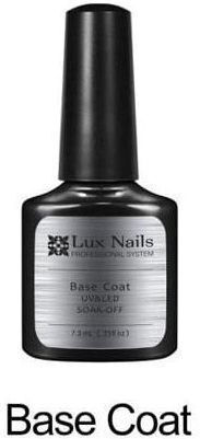 Lux Nails Base Coat / Top Coat για Απλά Βερνίκια Rubber 7.3ml