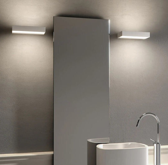 Inlight Martin Επιτοίχια Εξωτερική Πλαφονιέρα LED IP65 9W με Ρυθμιζόμενο Λευκό Φως Διπλής Δέσμης 17x4.6x4.6εκ.