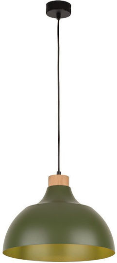 TK Lighting Cap Κρεμαστό Φωτιστικό Μπεζ Καμπάνα με Ντουί E27 34εκ.