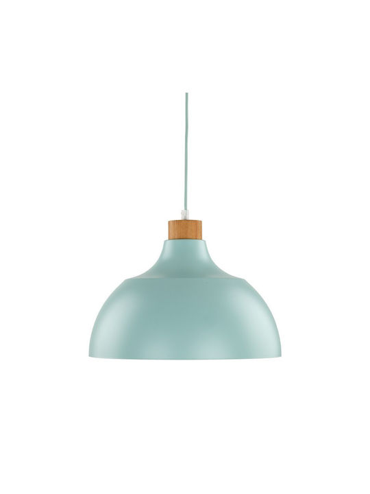 TK Lighting Cap Pendant Light Beige Bell with Socket E27 34cm
