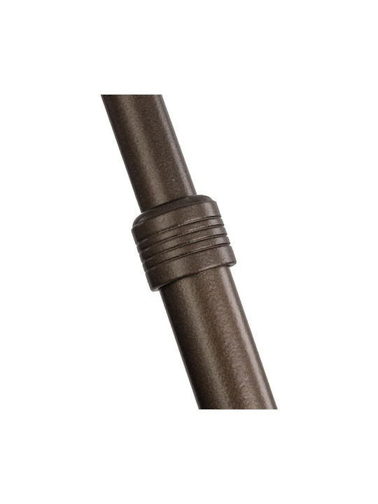 TK Lighting Φωτιστικό Δαπέδου με Ντουί για Λαμπτήρα E27 Καφέ