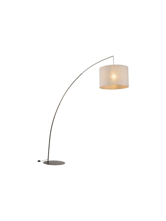 TK Lighting Φωτιστικό Δαπέδου με Ντουί για Λαμπτήρα E27 Καφέ