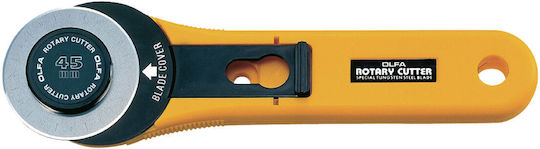 Olfa Rotationsschneider für Karton, Schaumstoff & Stoffe 45mm Rotationsschneider mit Plastikgriff