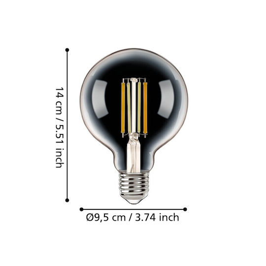 Eglo Smart Lampe LED für Fassung E27 und Form G95