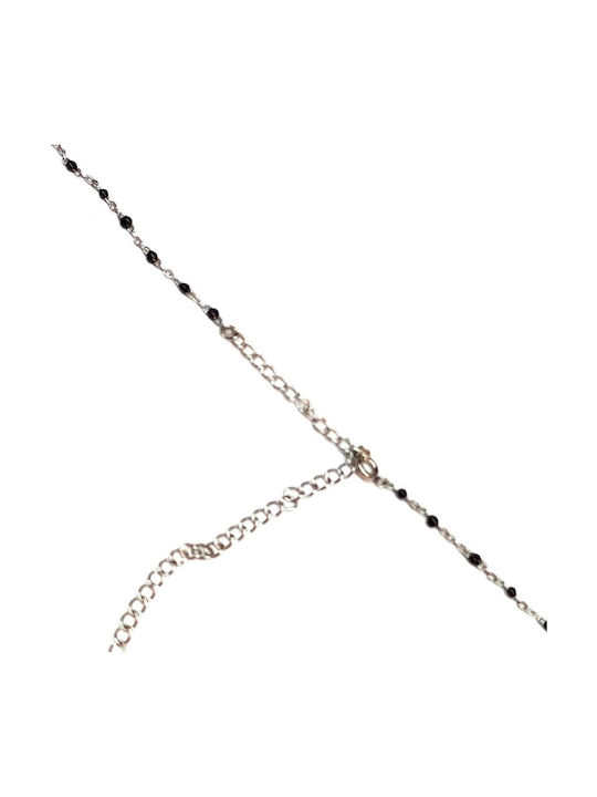 Amalfi Accessories Colier Rozariu Din Oțel Amalfi Accessories Colier Rozariu Din Oțel