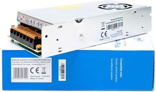 PNI 12V Τροφοδοτικό Συστημάτων CCTV ST20A