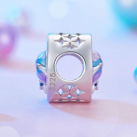 Charm Argint 925 Galaxy Colorat