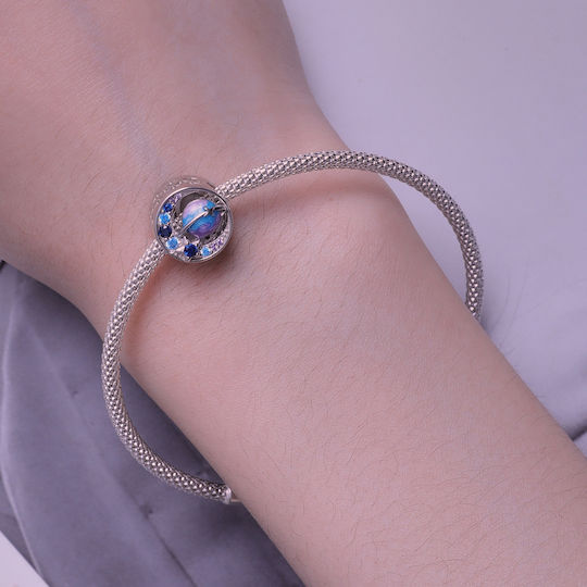 Charm Argint 925 Galaxy Colorat
