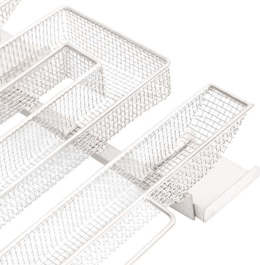 Vidaxl BBQ Smoker Cold Smoke System Galvanized Steel Silver