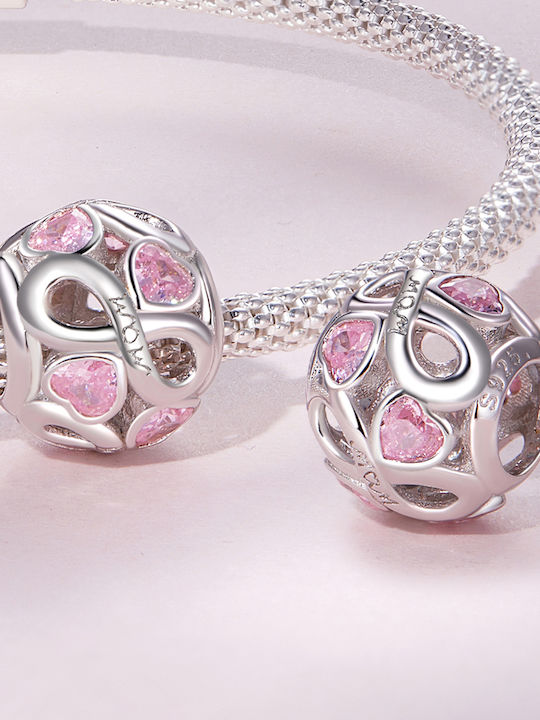 My Other Me Charm aus Rosa Vergoldetem Silber
