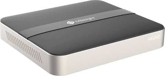 Milesight MS-N1008-UPC Καταγραφικό NVR 4 Καναλιών με Ανάλυση Full HD