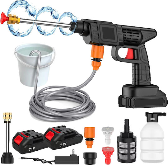 Portable Cordless High-pressure Water Gun 30000mah Battery Adjustable Pressure Nozzle 30000mah Ba