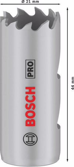 Bosch Ποτηροπρίονο Multi Material Ξηρής Κοπής με Διάμετρο 21mm