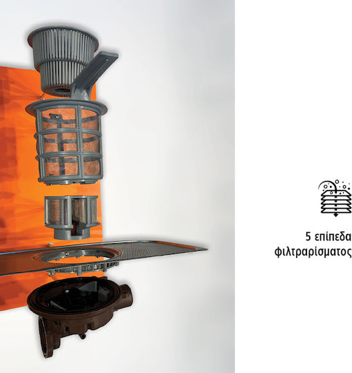 Smeg Επαγγελματικό Πλυντήριο Geschirr und Gläser Dreiphasig SPH515H