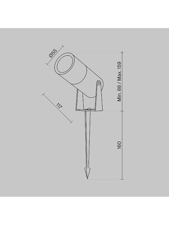 Maytoni Waterproof Led Light Fixture O050FL-L5GF3K