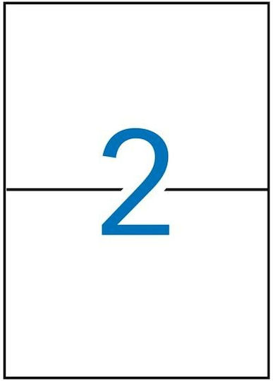 Apli Etichete autoadezive A4 Dreptunghiulare 210x148mm