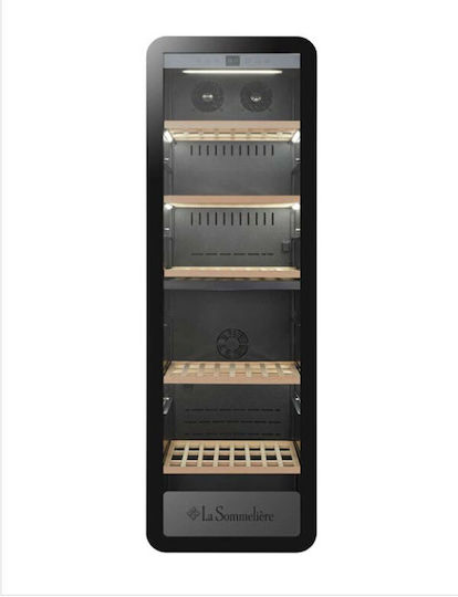 La Sommeliere Gewerblicher Weinkühlschrank mit Betriebstemperatur +5°C / +20°C L56 x B58 x H177cm