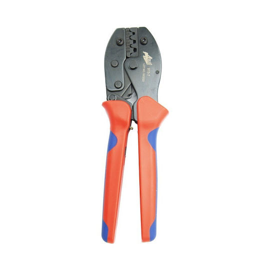 Adeleq Crimping Pliers Cross-Section 0.5 - 6mm² with Insulation and Ratchet Mechanism with Chestnuts