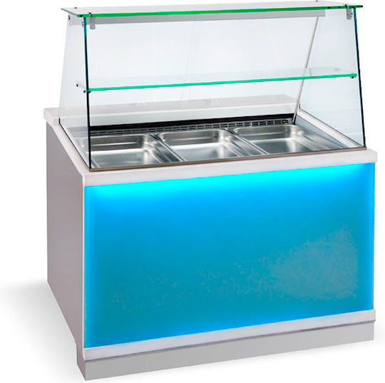 Bambas Frost Подова Хладилна Витрина с Капацитет 5x1/1 GN 180x90x130см Corian Frost