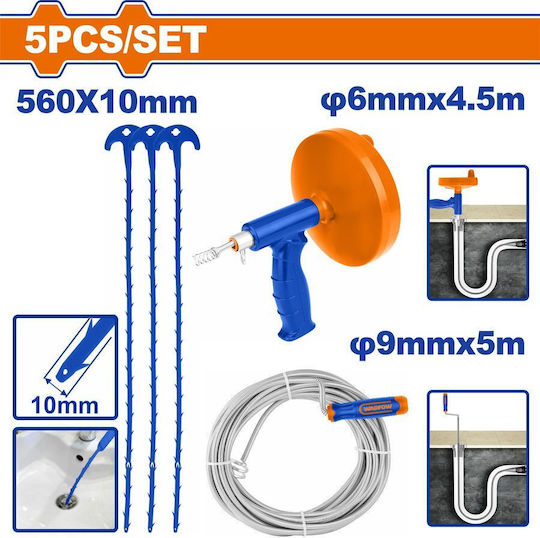 Wadfow Steel Drain Unblockers