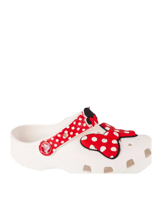 Classic Disney Minnie Mouse Children's Anatomical Beach Shoes White