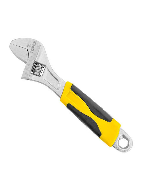 Topex French Wrench with Adjustable Opening 35mm and Anti-Slip Handle 300mm