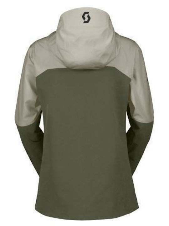 Scott Explorair 420889SCT_DST_WHT_DGLGR Γυναικείο Μπουφάν Soft Shell για Σκι & Snowboard Λευκό