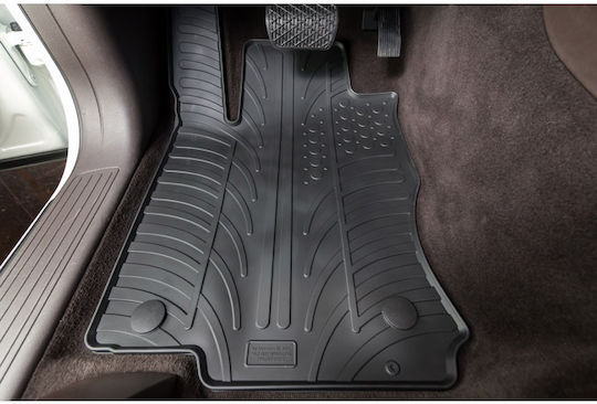Auto Gs Set of Front and Rear Mats 4pcs for Mazda CX-7 2007 Black