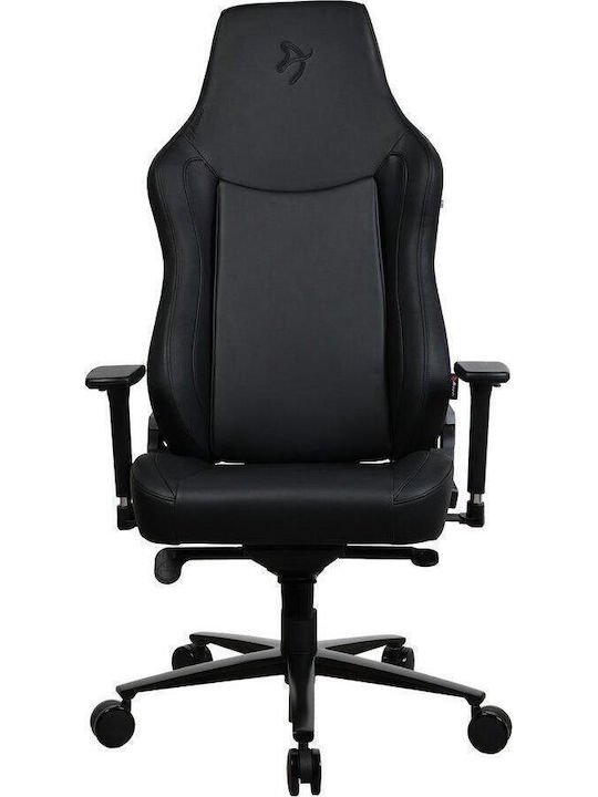 Archos Vernazza XL Artificial Leather Gaming Chair with Adjustable Arms Black
